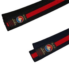Master Belt with Red Stripe