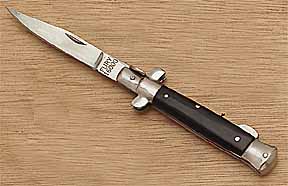 Fury 4 in. Italian Black Handling Folding Knife