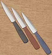Set of three 7-1/2 in. Throwing Knives with Sheath