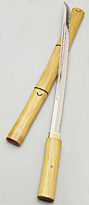 Bamboo Shirasaya Samurai Sword